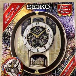 Seiko Melodies in Motion Musical Wall Clock 2023, Limited Edition